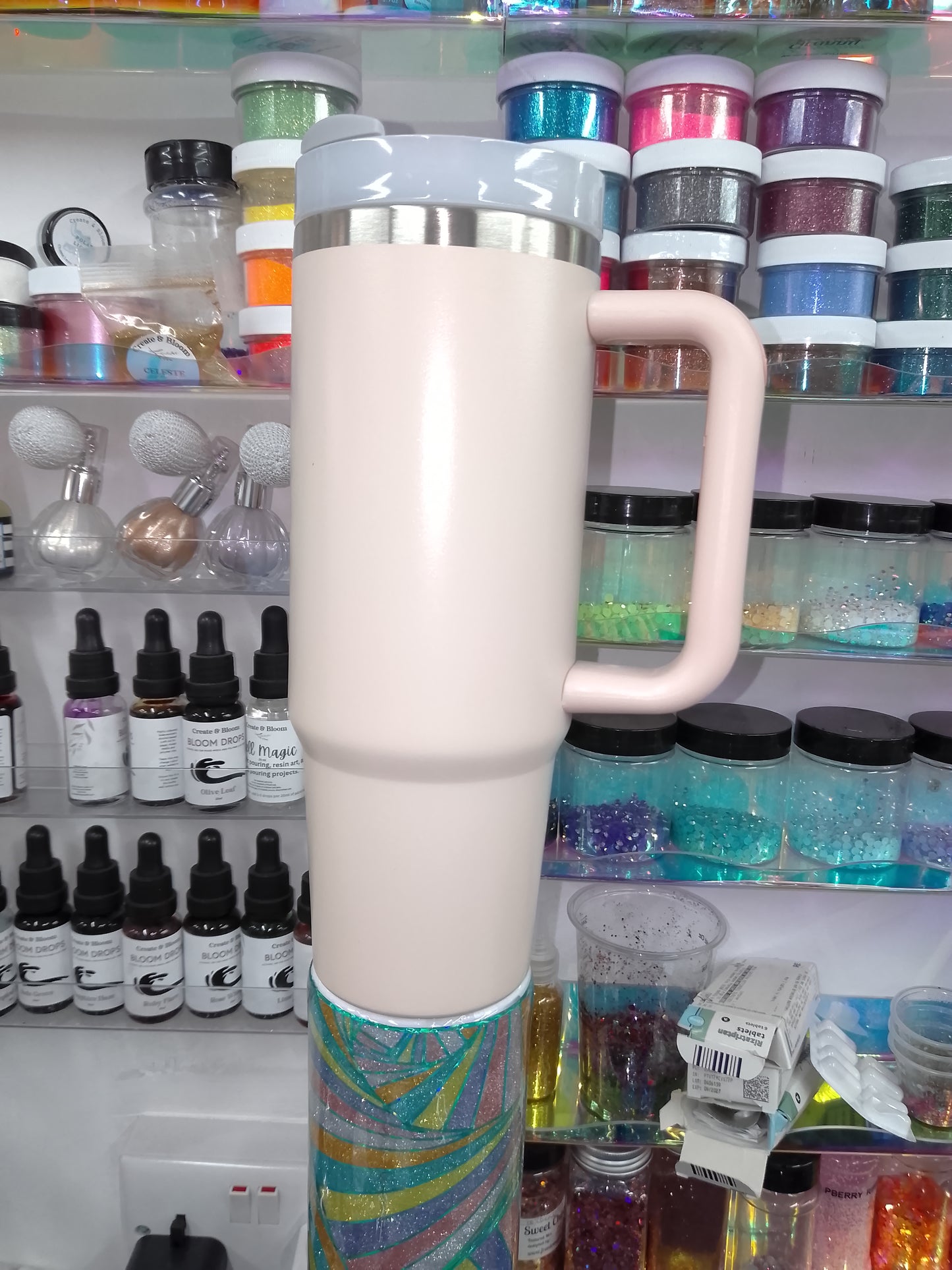 30oz tumbler with handle