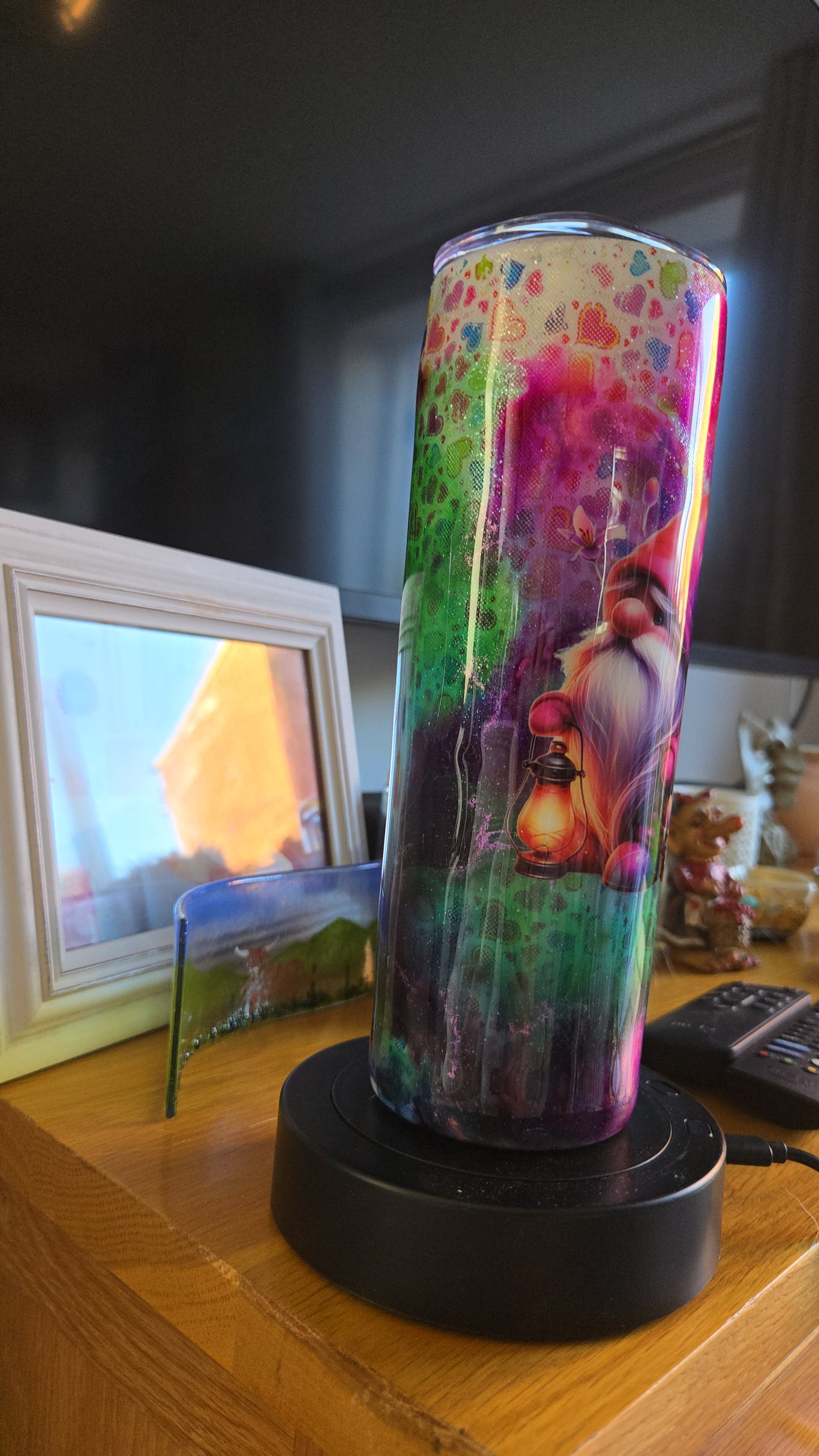 20oz Gnome, foils and ink drop