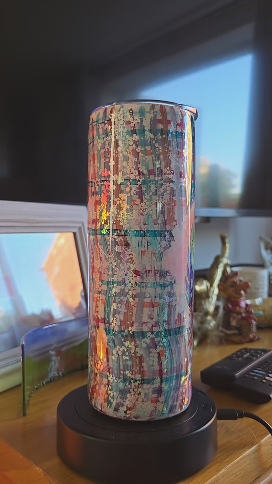 20oz with Feather decal and foils