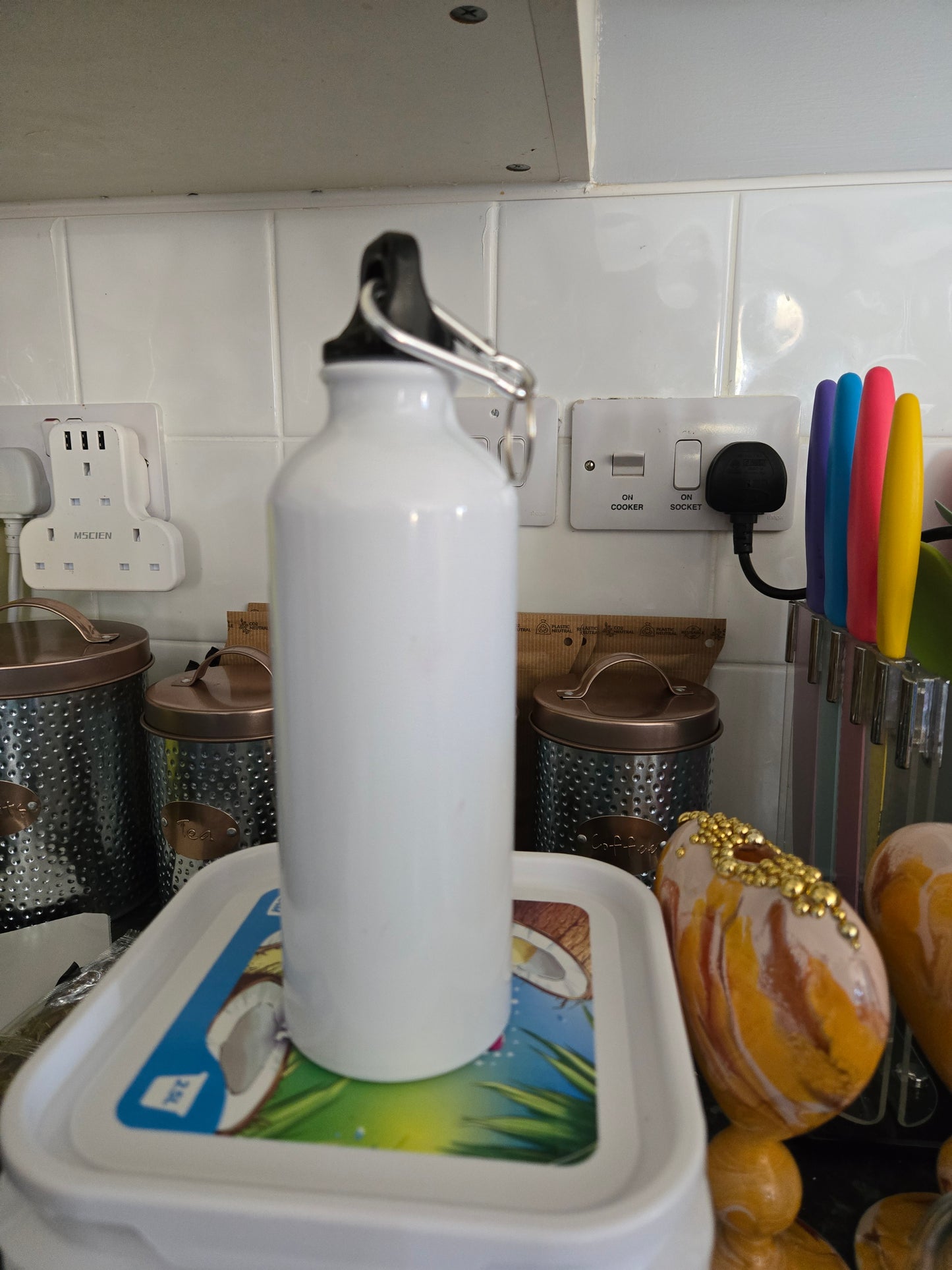 500ml water bottle customised