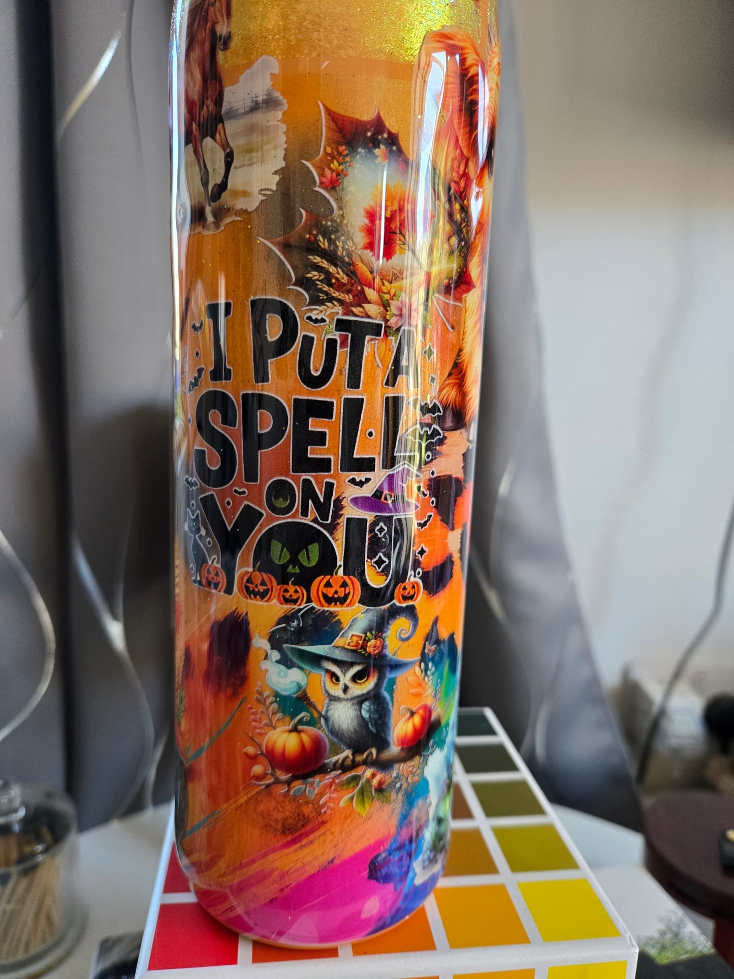 Ready to ship,  love this cup, different things going on , 30oz