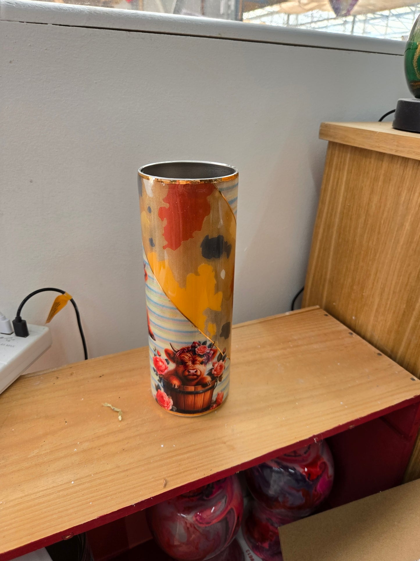 Template Cow meets lines