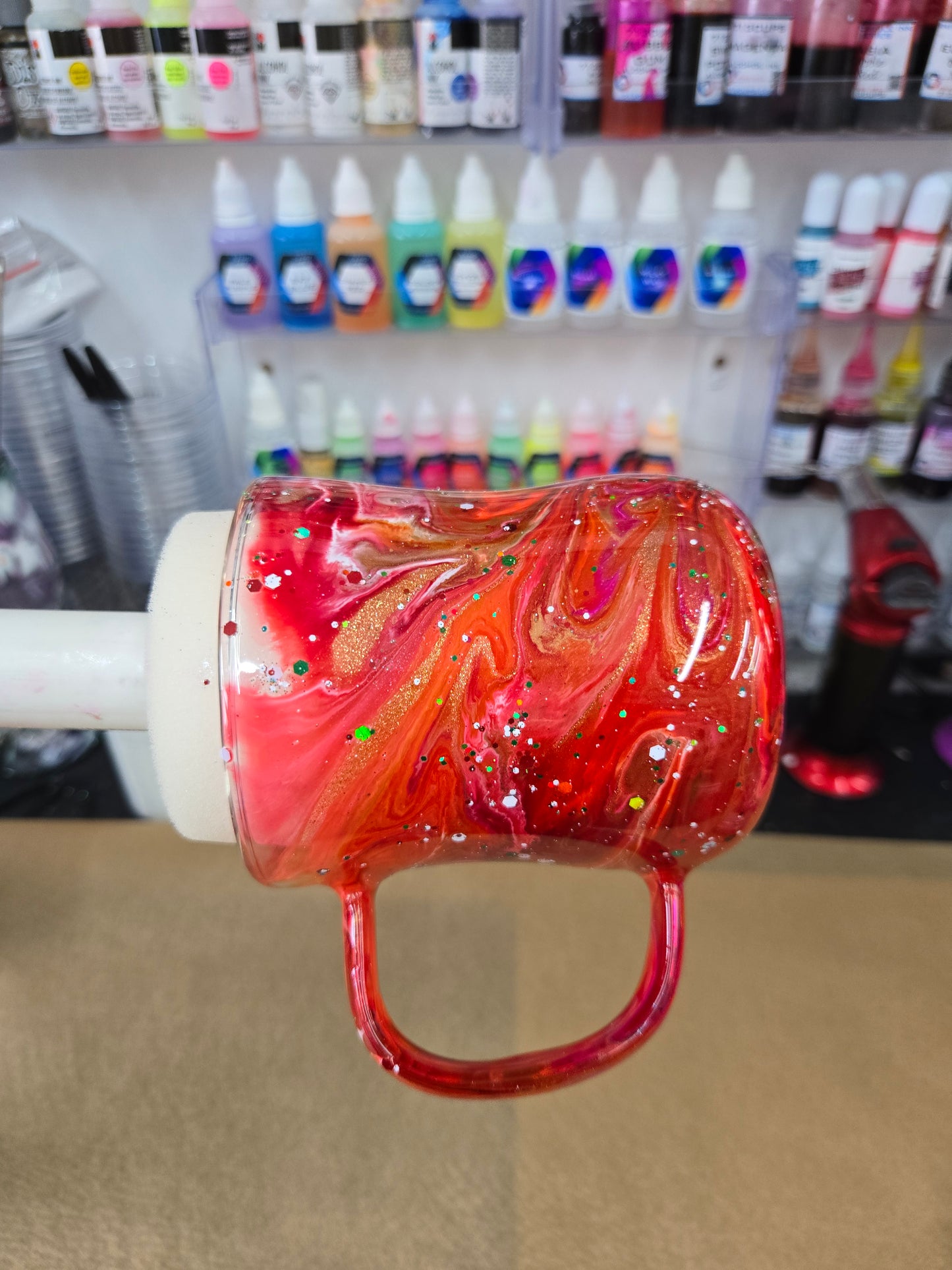 Double walled coffee cup