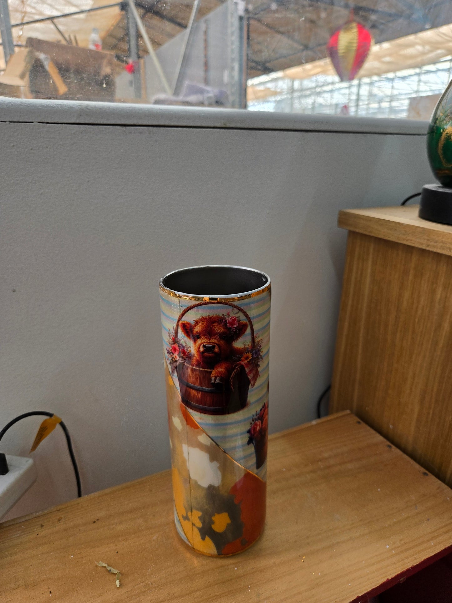 Template Cow meets lines