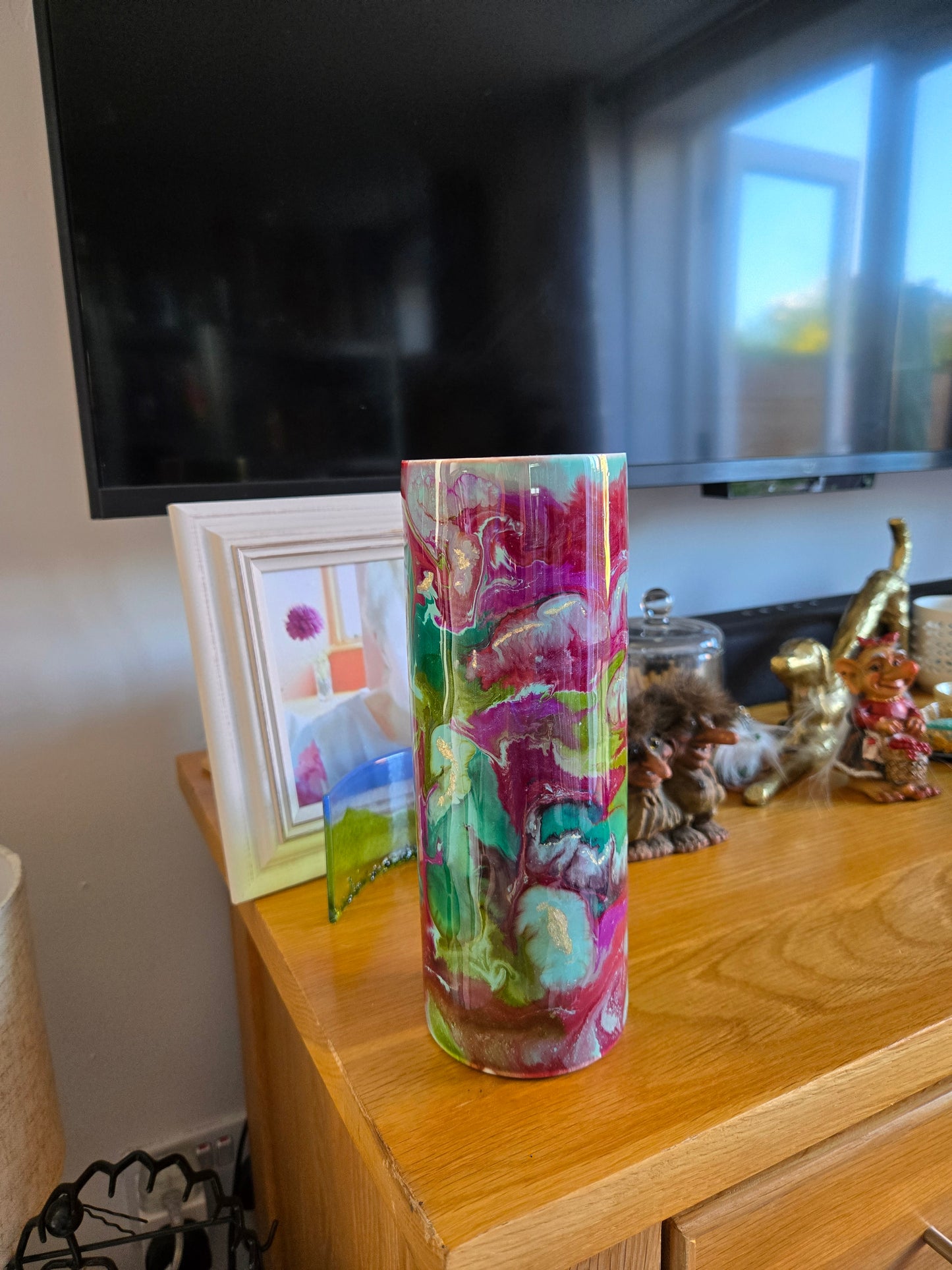 20oz Redish, purple matallic